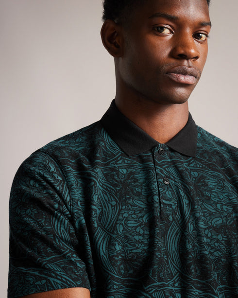 PLESANS-Tops-SS Regular Printed Polo- Ted Baker Romania